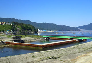 二級河川関口川筋関口川水門仮締切工事